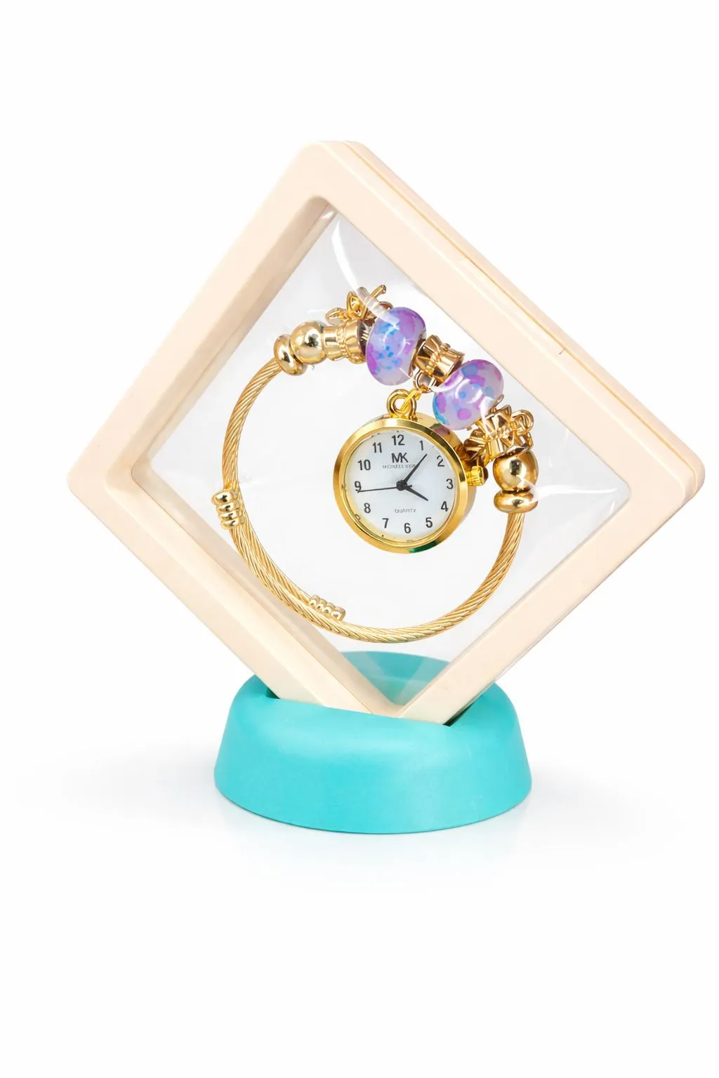 Luxury Gold Charm Bracelet Watch for Women - Image 2